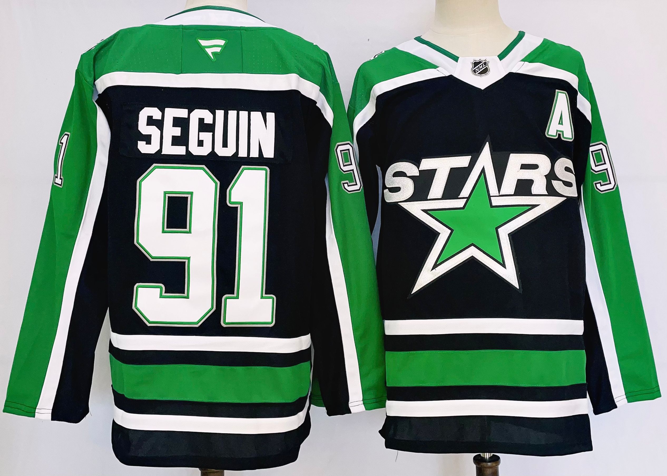 Men Dallas Stars #91 Seguin Black 2025 Home Premier Player NHL Jersey->dallas stars->NHL Jersey